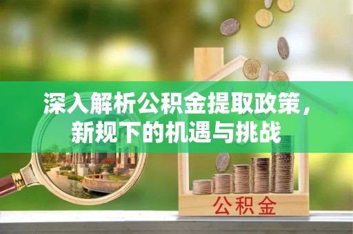 丰满深入解析公积金提取政策，新规下的机遇与挑战
