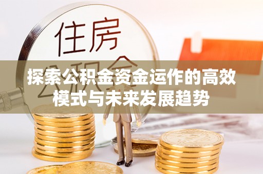 丰满探索公积金资金运作的高效模式与未来发展趋势
