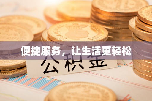 丰满便捷服务，让生活更轻松