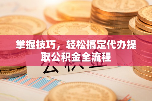 丰满掌握技巧，轻松搞定代办提取公积金全流程