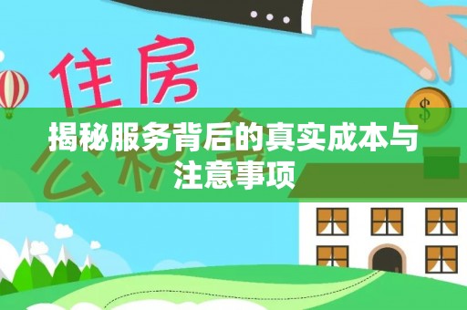 丰满揭秘服务背后的真实成本与注意事项