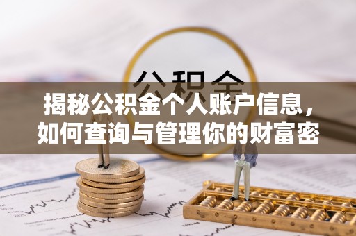 丰满揭秘公积金个人账户信息，如何查询与管理你的财富密码